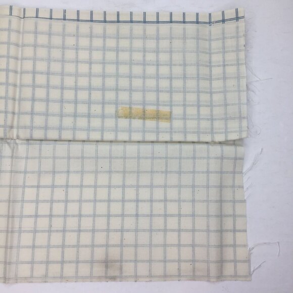 1/2 Yard Yd Cornflower Blue White Squares Plaid Coordinating Quilting Fabric - Picture 5 of 7